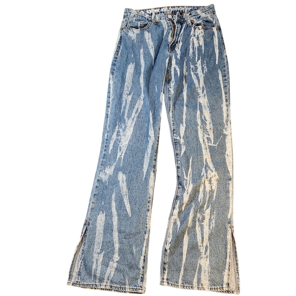 Vintage Y2K S.O.N.G. Jeans Womens 5 27 Bootcut Fit Bleached‎ Denim Bell Bottoms